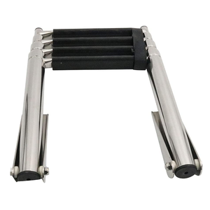 Anshun Acero inoxidable 316 4 escalones Otros suministros marinos <span class=keywords><strong>Barandilla</strong></span> de escalera de <span class=keywords><strong>barco</strong></span> plegable - Product Image 1