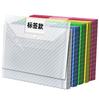 Carpeta de Documentos A4 al por Mayor, Clásica, con Botón, de Polipropileno Transparente, Personalizable con Logotipo, para Guardar Exámenes y Archivos