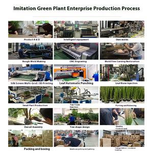 Árbol de buganvillas artificial grande resistente a los rayos UV para interiores, decoración verde simulada de pie para sala de estar gratis - Product Image 4