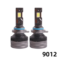 SANVI V3 tres tubo de calor coche LED faro bombilla 18000LM 80W lámpara de coche H1 H4 H7 H11 9005 bombillas de luz automática