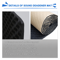 Mousse acoustique automobile et domestique 10mm 16mm, isolation thermique et phonique, sur mesure, commande en gros, en stock