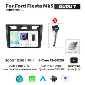 MEKEDE DUDU7 7870 Car-play Android Auto 2K pantalla coche Radio Audio Gps navegación para <span class=keywords><strong>Ford</strong></span> Fiesta Mk5 2002-2008 - Product Image 5