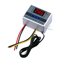 Termostato Digital XH-W3001 -50~110 ° Sensor de Temperatura NTC 10K LED para Calefacción y Refrigeración, Resistente al Agua, 12V 24V 220V