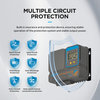 Contrôleur solaire intelligent MPPT 20A 12/24V pour usage domestique et en camping-car, prend en charge la personnalisation OEM ODM et la vente en gros
