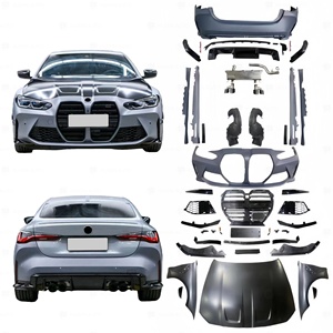 <span class=keywords><strong>Precio</strong></span> de Fábrica para <span class=keywords><strong>BMW</strong></span> Serie 4 G22 G23 2021-2023 420i <span class=keywords><strong>430i</strong></span> 440i, Kit de Carrocería para Actualizar al Modelo G82 M4 2023, Parrilla, Parachoques - Product Image 1