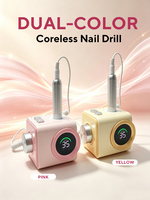 Perceuse à ongles électrique professionnelle sans fil, rechargeable par USB, 35000 tr/min, puissante, personnalisable, en acier inoxydable, sans balais, pour pédicure, vente en gros