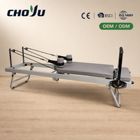 Lit de Pilates pliable Source Factory, cadre en fer, certifié REACH ISO 14001, OEM ODM, couleur et logo personnalisés, vente en gros