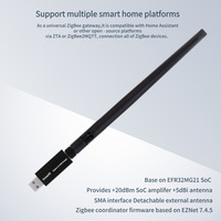 Coordinador USB Zigbee 3.0 EFR32MG21, Compatible con Home Assistant, ZigBee2MQTT, ioBroker, MQTT, Actualización de Firmware Matter