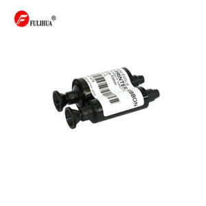 Ruban de cartes noir compatible R2011 pour les imprimantes de cartes d'identité Evolis Pebble Series/Dualys 3 - Product Image 2