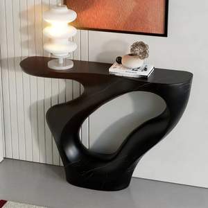 Table <span class=keywords><strong>console</strong></span> moderne minimaliste de luxe léger - Décoration <span class=keywords><strong>murale</strong></span> pour entrée, salon, couloir - Product Image 4