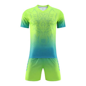 2023/2024 sublimazione maglia calcio personalizzato <span class=keywords><strong>2</strong></span> pezzi t-shirt Shorts vestito indossare divisa da calcio - Product Image 1