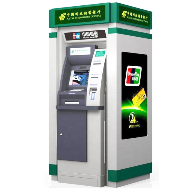 Water Proof Outdoor Self Service Payment Bank ATM Machine with Cash Acceptor Dispenser for Casino Currency Exchange