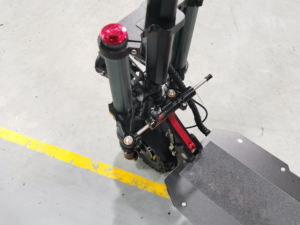 ระบบลดการสั่นสะเทือนของรถสกู๊ตเตอร์ไฟฟ้าสีคาร์บอนไฟเบอร์พร้อมตัวยึดสำหรับรถ booyueda S3 S5 geofought M11 Ti30 F8รถ - Product Image 5