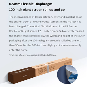 <span class=keywords><strong>Fengmi</strong></span> <span class=keywords><strong>Fresnel</strong></span> Screen F2 100 pouces Alr Ust Screen 16:9 Alr Projector Screen Formovie 100" - Product Image 2