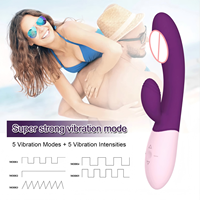 Leistungsstarker Rabbit-Vibrator Sexspielzeug G-Punkt Klitoris Vagina Stimulator für Frauen Großhandel Fabrik OEM & ODM Lebensmittelechtes Silikon