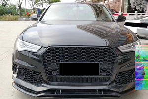 Kit Carrozzeria Stile <span class=keywords><strong>RS6</strong></span> con Griglia per <span class=keywords><strong>Audi</strong></span> A6 S6 C7 C7.5 2012-2018, Assemblaggio Paraurti Anteriore - Product Image 4