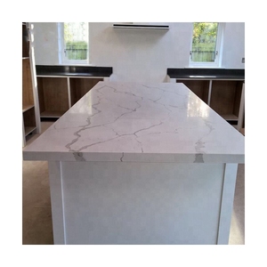 Home Used White Quartz Stone <strong>Kitchen</strong> <strong>Worktop</strong> With <strong>Best</strong> Price - Product Image 1