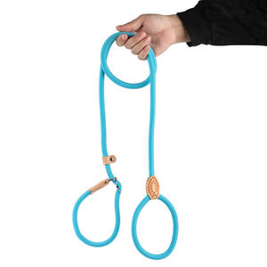 Laisse universelle pour chien en tailles grande, moyenne et petite, anti-explosion, avec chaîne P intégrée et corde P épaisse pour une promenade confortable avec votre chien - Product Image 5