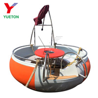 FUN vente en gros de barbecues ronds à eau pour 6, 8, 10, 12 personnes bateau à manger bateau à beignets flottant pour barbecue avec gril électrique à vendre