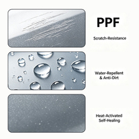 Film de protection de peinture LLumar PPF USA 60 pouces*100 pieds, film de protection PPF brillant, rouleaux de vinyle, vente en gros de film de protection de peinture