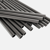 Tube en fibre de carbone 3K sergé haute résistance, forme personnalisée, vente en gros