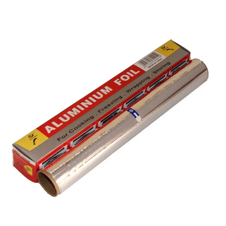 37.5 SQ.FT. Papier d'emballage de qualité alimentaire en aluminium résistant 8011 rouleau de papier d'aluminium de papier d'aluminium de nourriture pour la cuisson