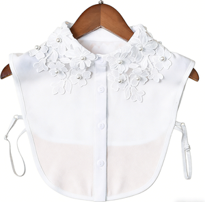 Colletto Staccabile per <span class=keywords><strong>Camicia</strong></span>, Accessorio Moda Uomo, Colletto Finto in Pietra Naturale, Colletto Pastorale per Uomo - Product Image 3