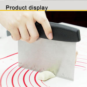 Beeman - Las Mejores Herramientas para Hornear, Espátula para Repostería <span class=keywords><strong>de</strong></span> Acero Inoxidable <span class=keywords><strong>de</strong></span> 6.5 Pulgadas, Cortador <span class=keywords><strong>de</strong></span> Masa, Herramienta <span class=keywords><strong>de</strong></span> Metal Duradera - Product Image 6