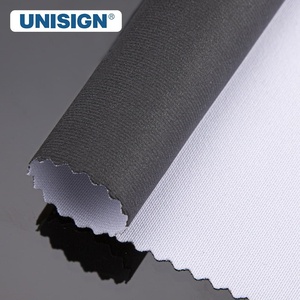 100% <span class=keywords><strong>Polyester</strong></span> Chất liệu màu đen trở lại vải dệt kim căng nhẹ Backdrop vải - Product Image 2