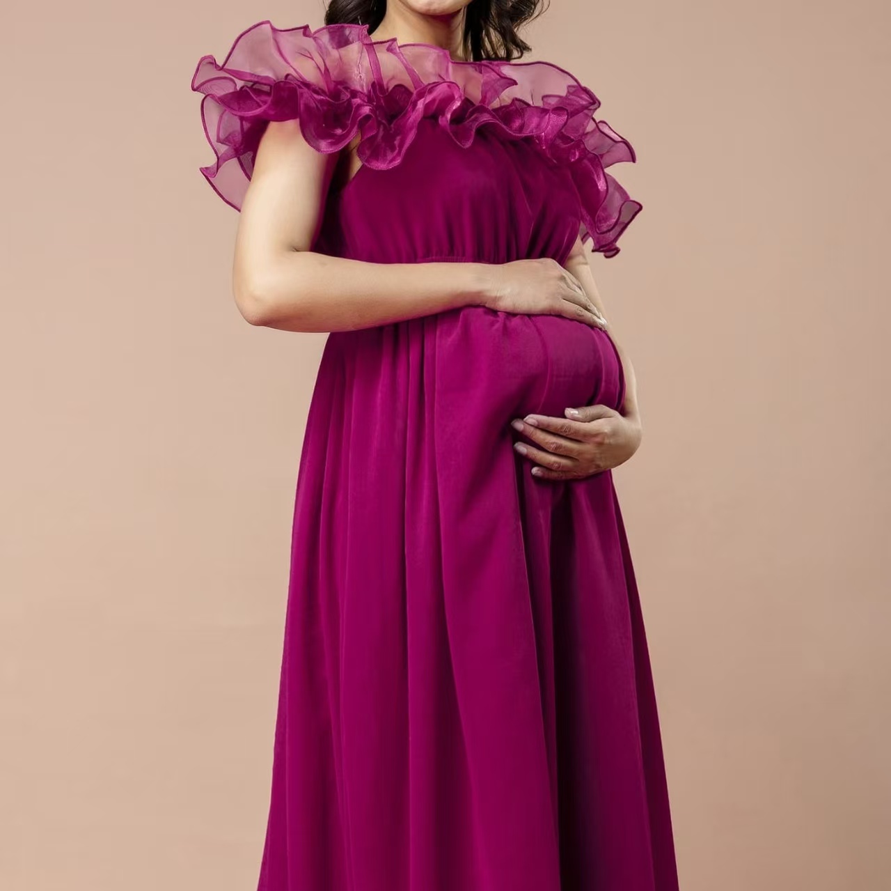 Shop Online Short Evening Dresses for Pregnant Off Shoulder Design |  Alibaba.com