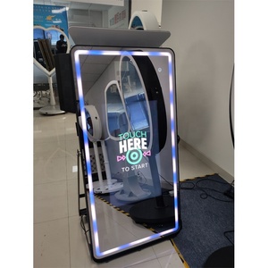 Wedding Large Screen Adjustable Foldable <strong>Selfie</strong> Miroir Full Set Magic Mirror Photo Booth Machine Led <strong>Frame</strong> With Printer - Product Image 4