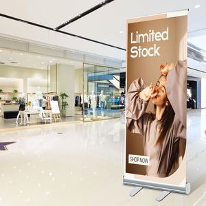 Customizable Smooth Glossy Beauty Grade Easy Install Roll-up <b>Banner</b> for Makeup Launch - Product Image 1
