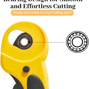 Bearing Design Quilting Cutter <b>Tools</b> Sharp Blade 45mm 60mm Fabric Rotary Cutter - Product Image 4