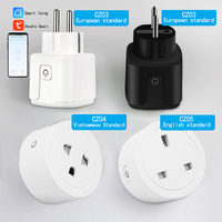 Enchufe Inteligente Mazon Compatible con Alexa, Enchufes y Tomas de Corriente Inteligentes Tuya WiFi, Enchufe Inteligente de 20A 16A con Monitor de Energía, Temporizador para Enchufe Estadounidense