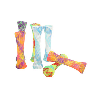 Eco-Friendly Nylon Pet Cat Grinding Claw Spring <b>Bite</b> Toy Elastic Colorful Solid Pattern Interactive - Product Image 3