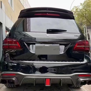 Diffuseur arrière en fibre de carbone pour <span class=keywords><strong>Mercedes</strong></span> Benz <span class=keywords><strong>GLS</strong></span> Class W166 GLS63 <span class=keywords><strong>53</strong></span> SUV 2015-20 Lèvre de pare-chocs arrière avec séparateur de lumière Bodykit - Product Image 4
