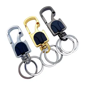 Hersteller Luxus individueller Metall-Mountaineering-Flaschenöffner Schwerlast-Schlüsselanhänger Auto-Schlüsselanhänger