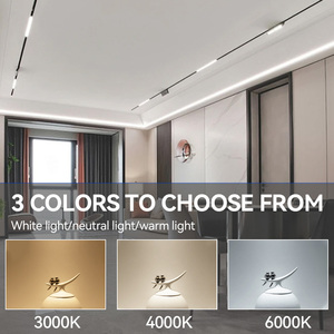 Dingdian dẫn 12W/24W/36W DC 48V hiện đại theo dõi ánh sáng 3 màu nhiệt độ miễn phí di chuyển từ lũ ánh sáng Dimmable cao - Product Image 6