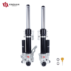 โช้คอัพห<span class=keywords><strong>น</strong></span>้า KINGHAM <span class=keywords><strong>PCX</strong></span> แบบปรับแรงอัดได้ สำหรับ PCX150 <span class=keywords><strong>160</strong></span> โช้คอัพมอเตอร์ไซ<span class=keywords><strong>ค</strong></span>์ประสิทธิภาพสูง - Product Image 1