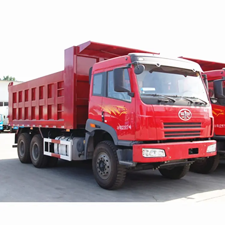 Digunakan Harga Faw 6X4 Tipper Dump Truk Diesel China Euro 3 Ban Radial 12.00R20 RTD-11509C 251 - 350hp 21 - 30T 25000
