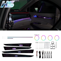 Éclairage ambiant LED pour l'intérieur de la voiture, RGB, 64 couleurs, éclairage ambiant pour Honda City 4ème génération, pour Honda City 2008-2014