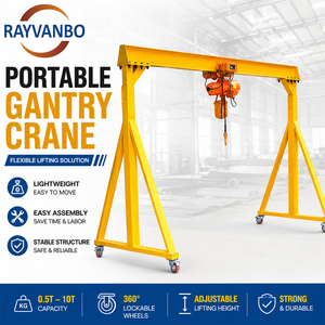 Grue <span class=keywords><strong>portique</strong></span> mobile à cadre en A portable 500 kg 1 tonne 2 tonnes 3 tonnes 5 tonnes 10 tonnes Grue <span class=keywords><strong>portique</strong></span> en acier à hauteur réglable - Product Image 1