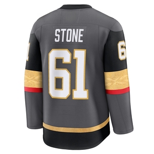 Jersey Hoki Es Bordir Grosir Vegas Golden Knights # 9 Jack Eichel # 60 Mark Stone # 93 Seragam Hoki Mitch Marner - Product Image 5