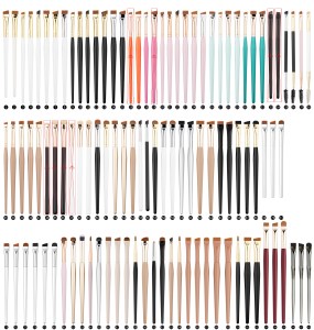 URKUNET- Brochas de Maquillaje Individuales Finas y Anguladas para Tinte con Logotipo Personalizado y Marca Privada, Brocha Plana para Tinte de Cejas, Delineador de Ojos y Corrector - Product Image 6