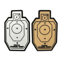 Patchs PVC personnalisés pour le tir Glock, badges tactiques à velcro, patchs de moral pour sacs à dos d'extérieur, vêtements et chapeaux
