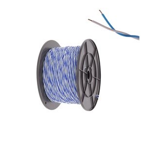 สายโทรศัพท์ทองแดงสำหรับภายในอาคาร ขนาด 2*0.5 มม. สายจัมเปอร์แบบตัน 24AWG 2 แกนบิดเกลียว ฉนวนพีวีซี V-75 - Product Image 4