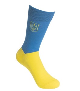 جوارب علم اكاراين قطن طاقم علامة مخصصة ملونة جديدة أزياء رجالي جوارب العلم الوطني - Product Image 6