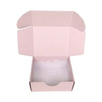 Caja de papel plegable de dos piezas para regalo, para cosméticos, cinturones de hombre, extensiones de cabello y discos desmaquillantes, venta al por mayor.