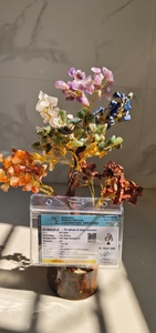 <b>Crystal</b> <b>Tree</b> Stone Chip Branch Decorative Gemstone <b>Tree</b> Pendant for Gift Home Decor - Product Image 3
