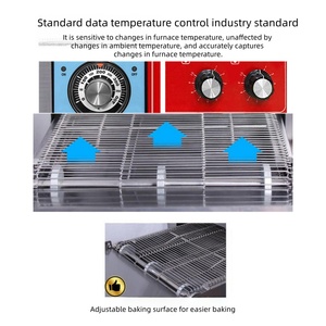 Four à pizza électrique à bande transporteuse, machine de cuisson automatique commerciale pour pizzeria et chaîne de restauration rapide - Product Image 4